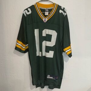 NFL RBK Packers Rodgers #12 size Large